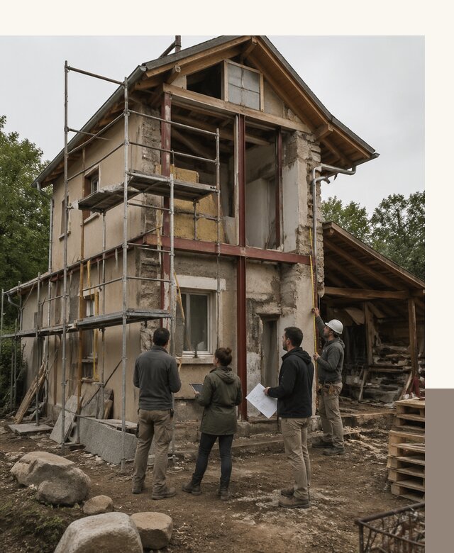 Реконструкция загородного дома под ключ в Новокузнецке от бюро